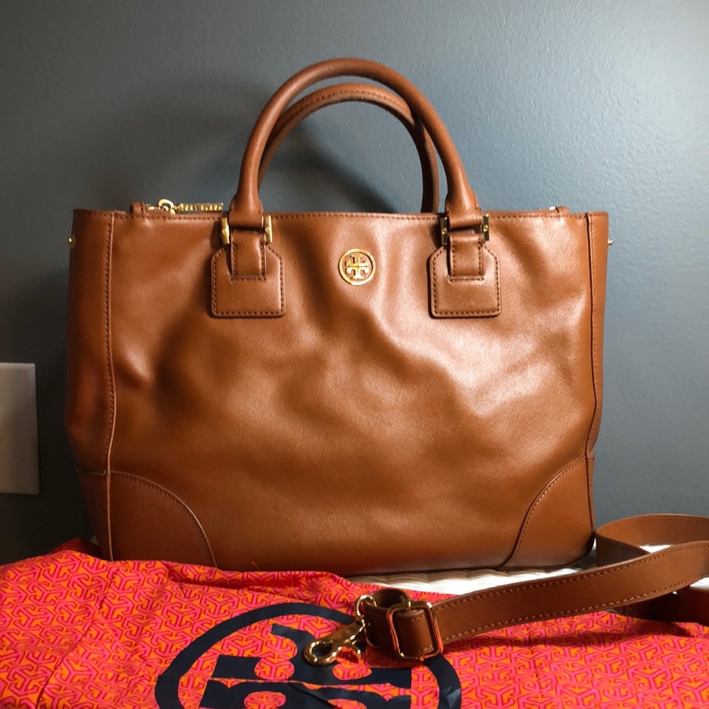 Tory Burch Robinson Double Zip Tote